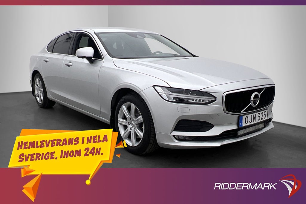 Volvo S90 D4 Momentum VOC B&W HUD 360° Skinn 4-Zon Värm Drag