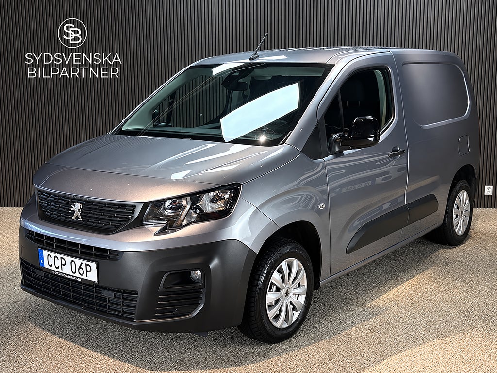 Peugeot Partner 1.5 BlueHDi | Värmare | Blackstone | Drag | Pro | Moms