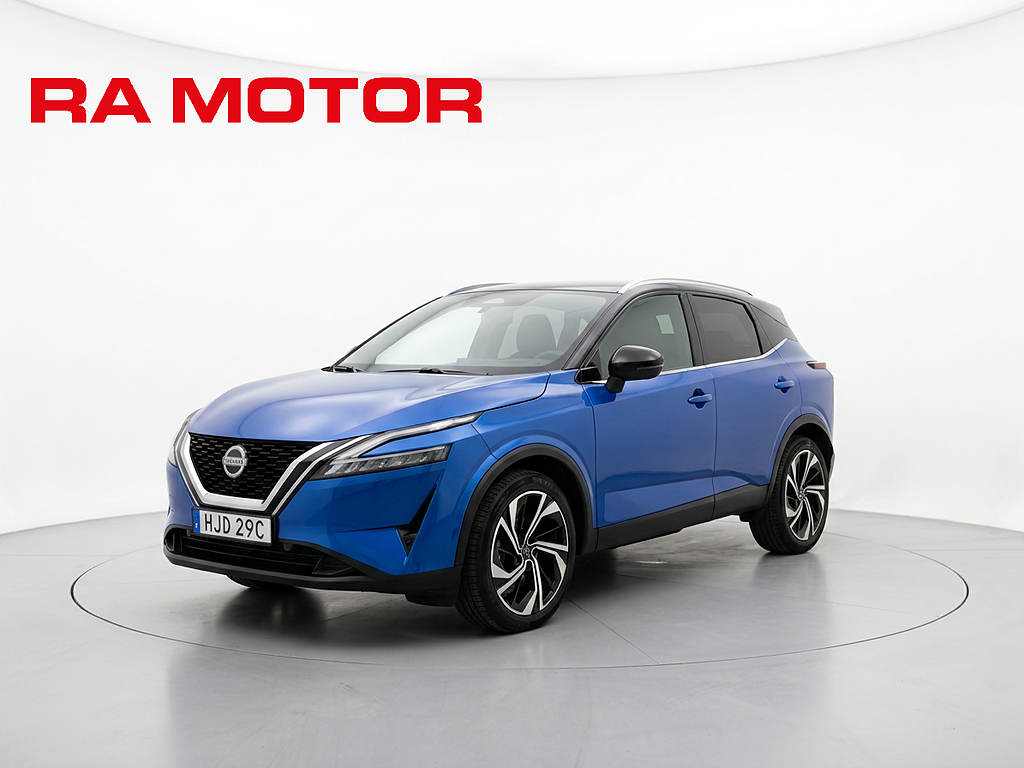 Nissan Qashqai 1.3 158hk DIG-T Tekna Plus |Skinn|Navi|Pano|360°| 2022
