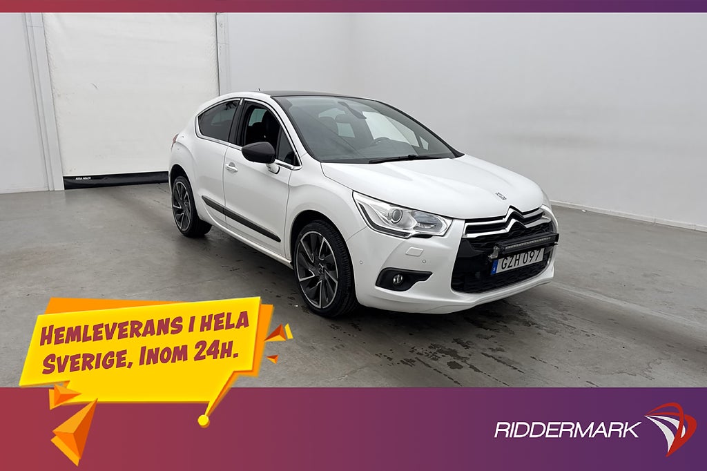 Citroën DS4 181hk LED-Ramp Navi Keyless Skinn CarPlay Drag