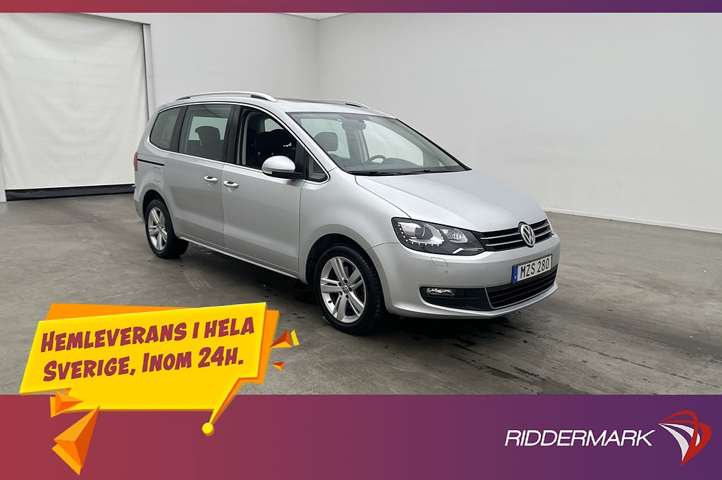 Volkswagen Sharan TDI 150hk Premium 7-Sits Pano D-Värm Drag