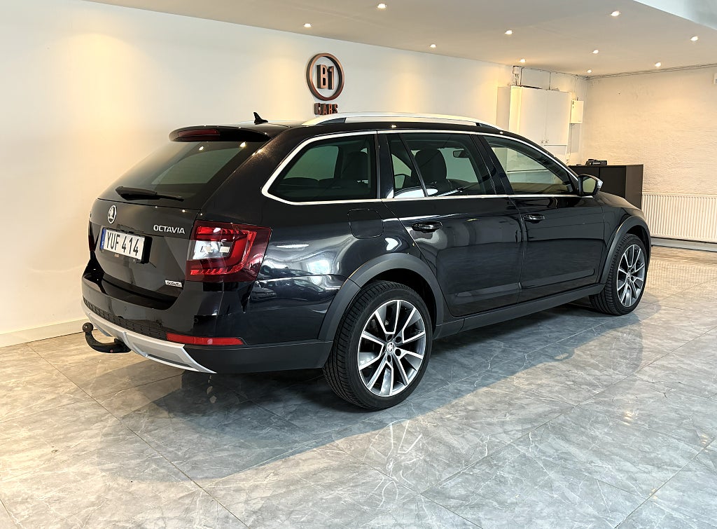 Skoda Octavia Scout 2.0 TDI SCR 4x4 PREMIUM D-VÄRMARE KELYSS CANTON B-KAM