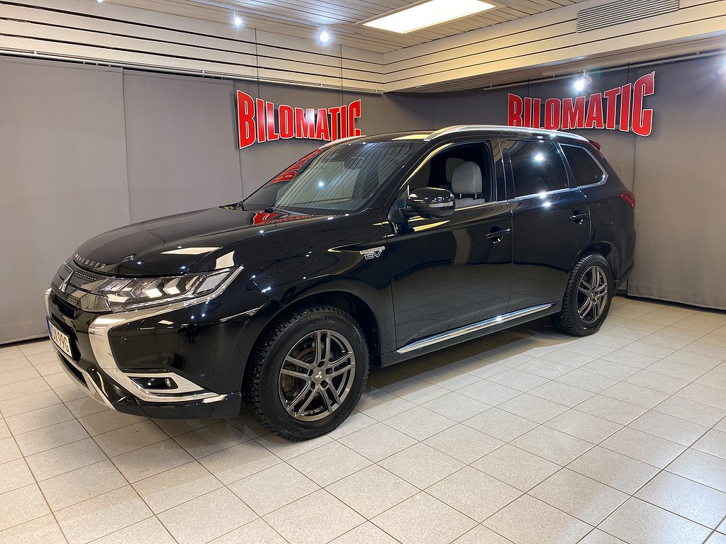 Mitsubishi Outlander PHEV 2,4 BUSINESS SKINN DRAG V-HJUL 4WD