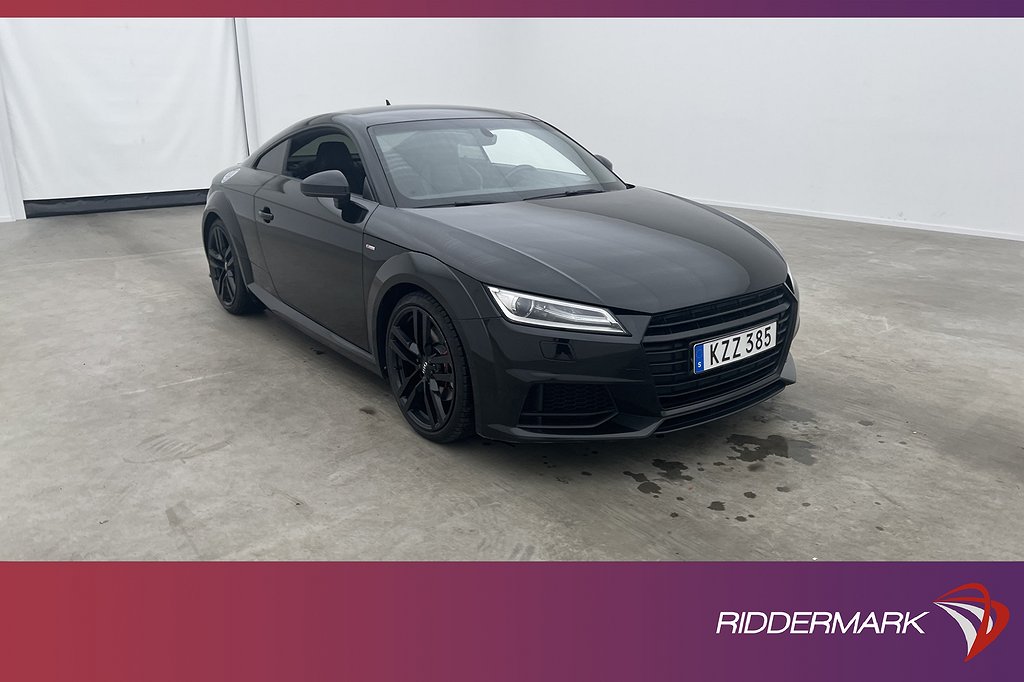 Audi TT Coupé 180hk S-Line Cockpit Svart-optik S-Säten Värm