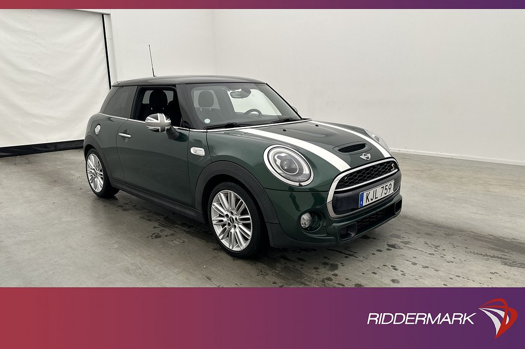 MINI Cooper S 3-dörrar 192hk Chili HUD Navi Sensorer