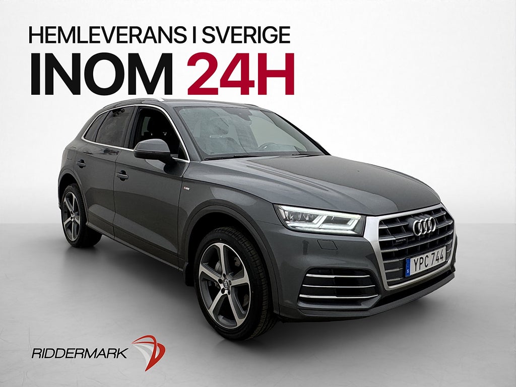 Audi Q5 2.0 TDI 190hk Quattro S-Line Värmare B&O Dragkrok