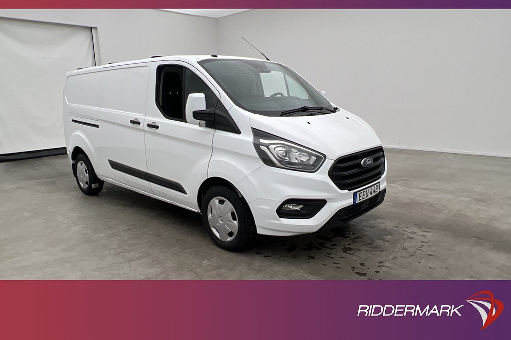 Ford Transit Custom L2 Ny-Kamrem Värmare Drag CARPLAY Moms