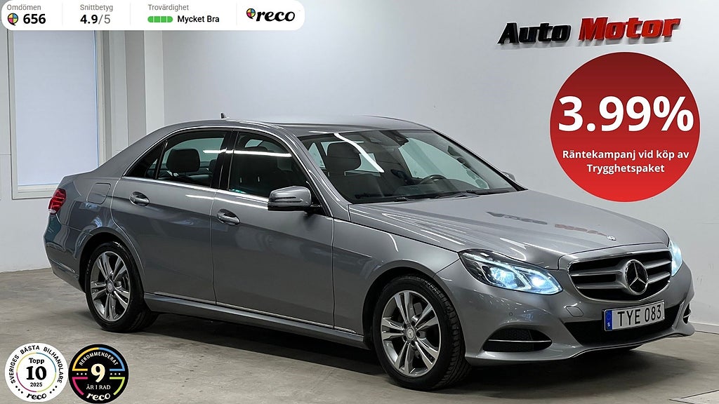 Mercedes-Benz E 250 7G 211hk Fullservad/Adaptiv Farthållare