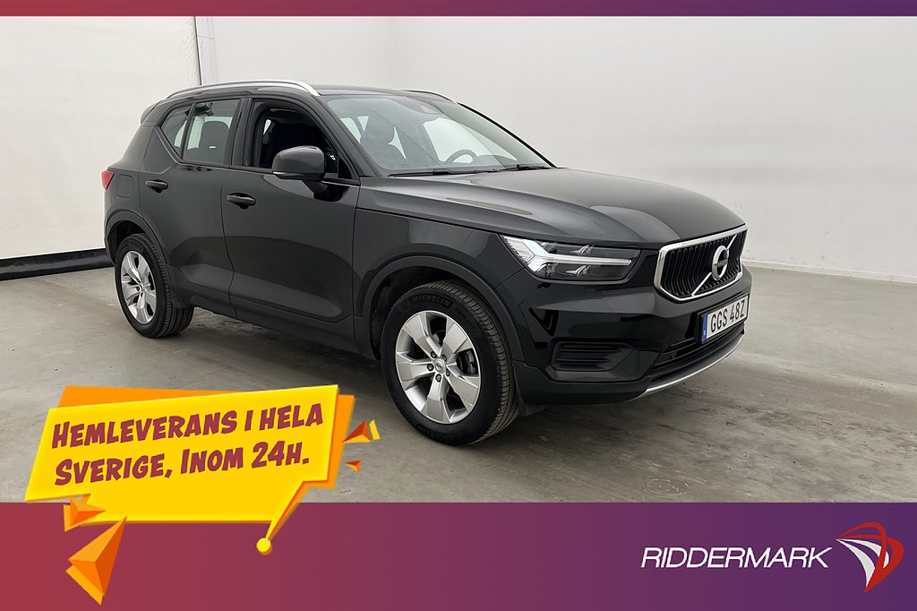 Volvo XC40 T2 129hk Dragkrok Navigator Rattvärme Sensorer