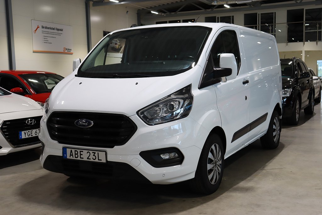 Ford Transit Custom 2.0 130HK Aut B-kamera/Värmare/Moms/Drag