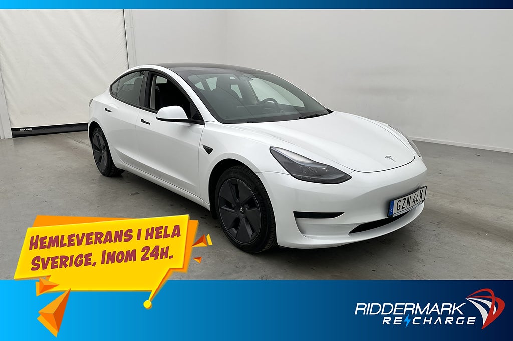 Tesla Model 3 Standard Range Autopilot Panorama Svensksåld