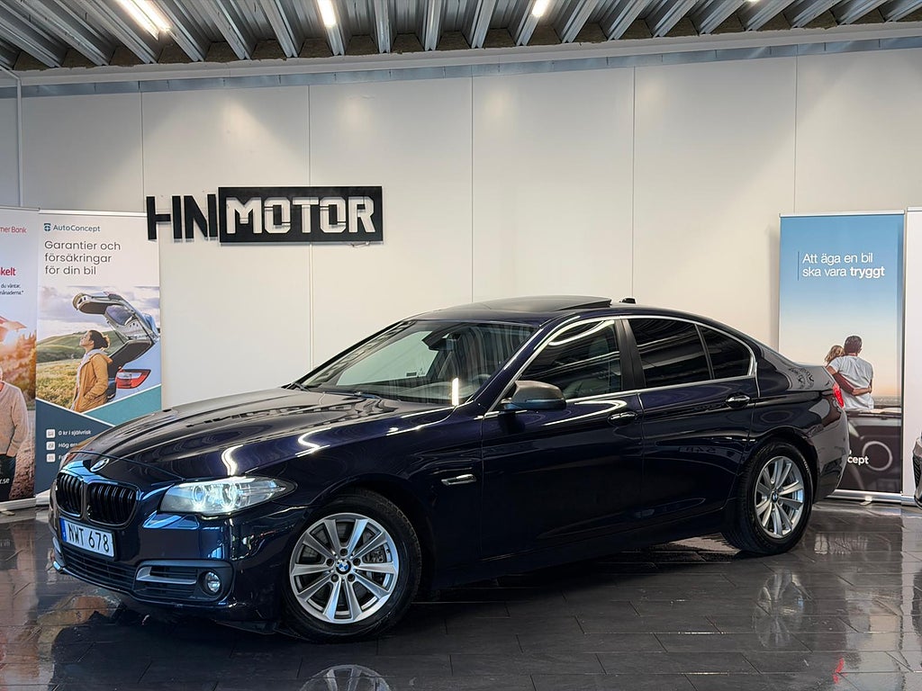 BMW 530 d Sedan Aut |TakL|Hi-Fi|M-Ratt|Skinn|Rattvärm|NyServ