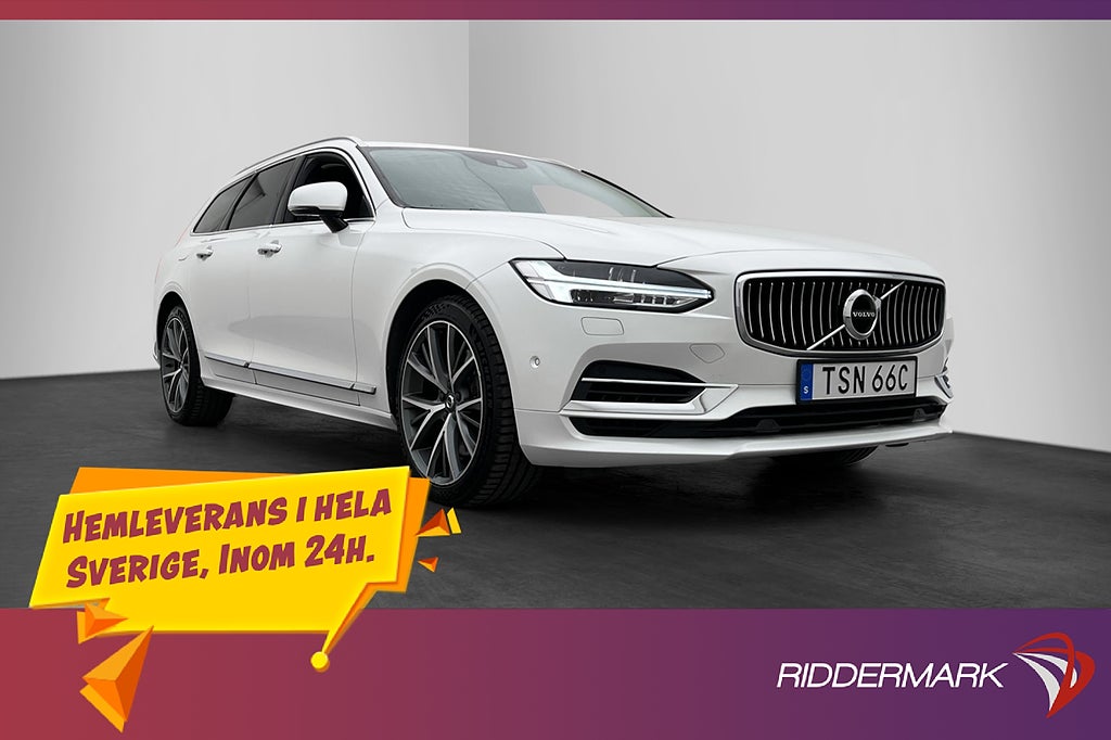 Volvo V90 Recharge T8 AWD Inscription Luftfjädring H/K MOMS