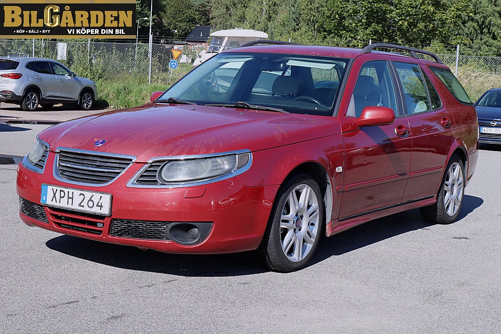 Saab 9-5 2.0t BioPower Vector Nybesiktigad Drag M-Värme 0%Ränta
