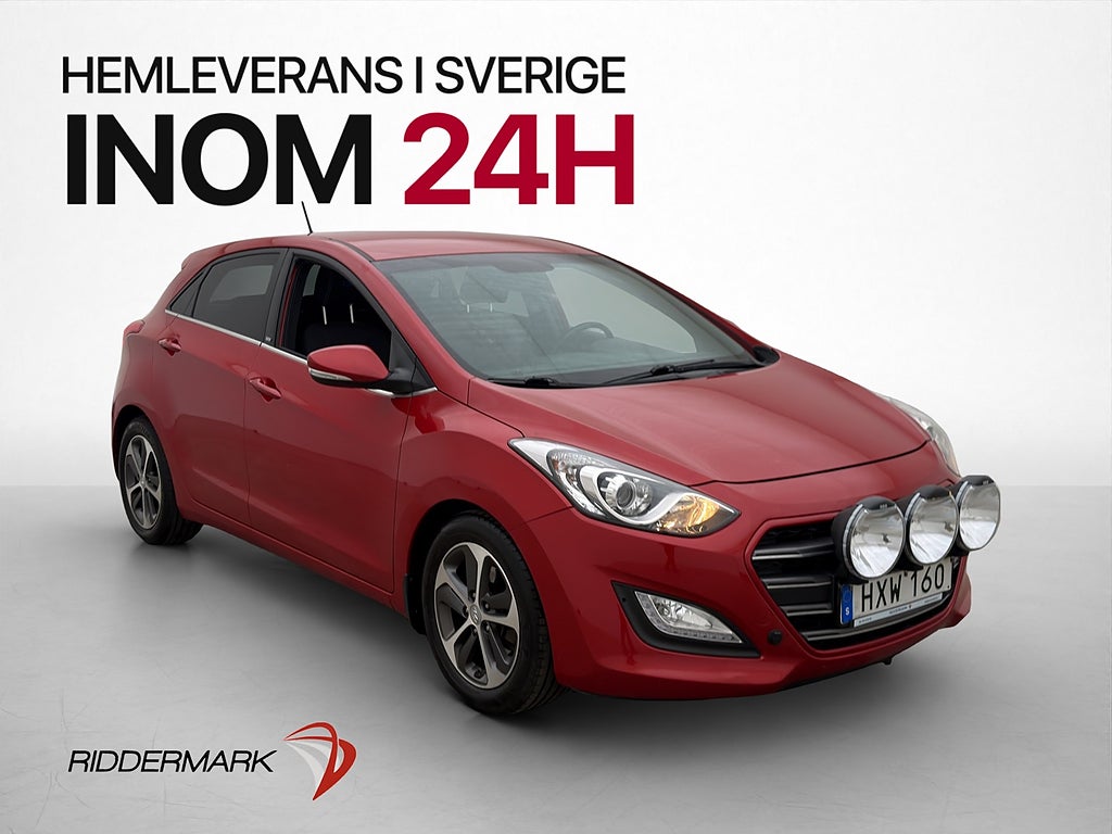 Hyundai i30 1.6 GDI 135hk Comfort M&K-Värmare Kamera Navi