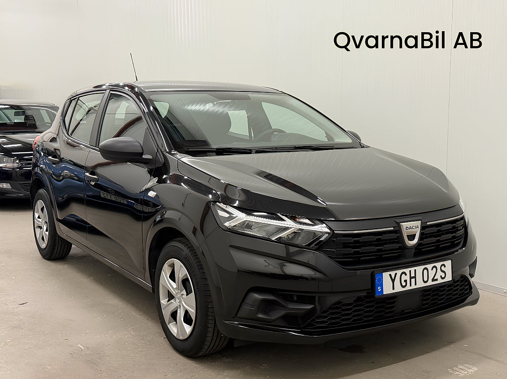 Dacia Sandero 1.0 TCe 91hk *Nyservad/1 ägare/Lågmil/0% ränta*