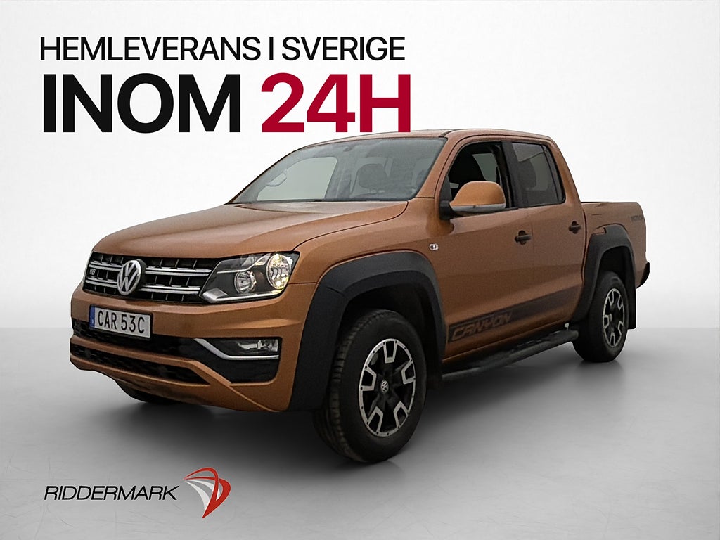 Volkswagen Amarok Canyon V6 4M Värmare Dragkrok CARPLAY Moms