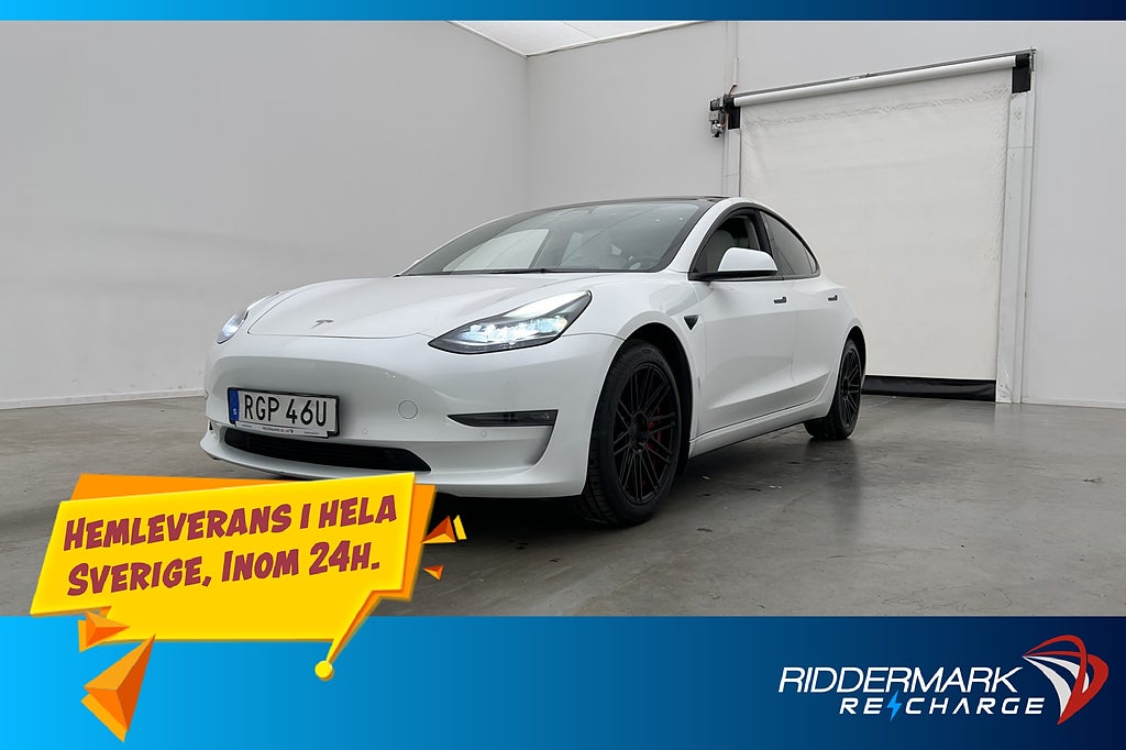 Tesla Model 3 Performance AWD Svensksåld Autopilot MOMS