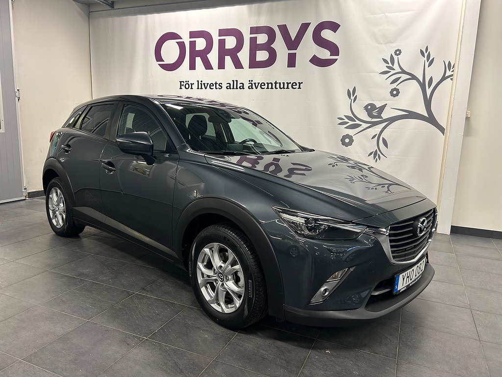 Mazda CX-3 2.0 SKYACTIV-G 120Hk Vision Aut Drag V-Hjul 1äg.