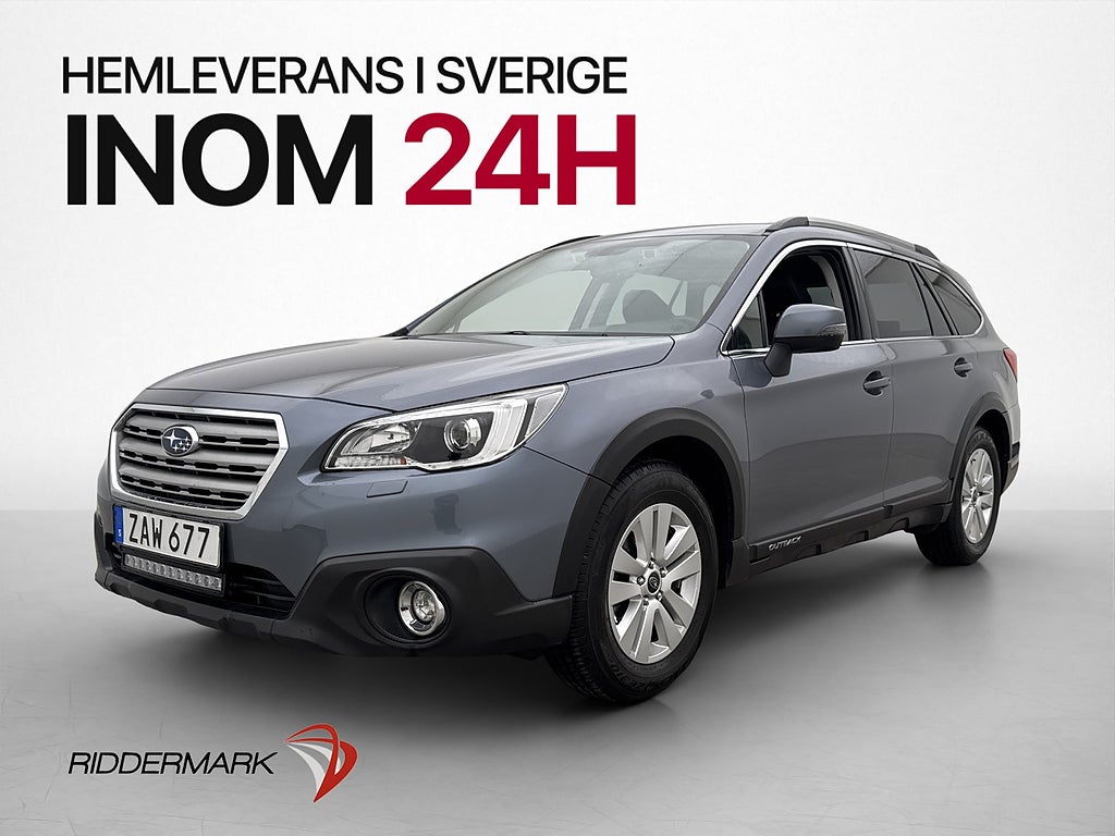 Subaru Outback 2.0 4WD 150hk Ridge Dragkrok Kamera Skinn