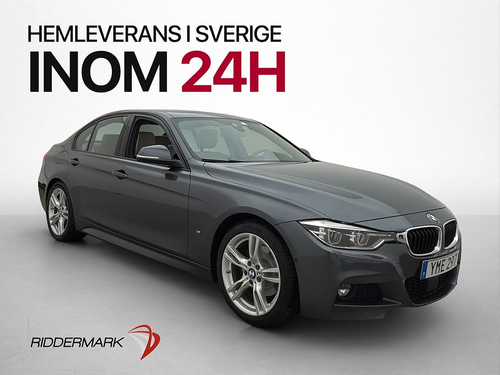 BMW 330e 252hk M Sport Pano H/K Head-up Skinn Kamera CarPlay