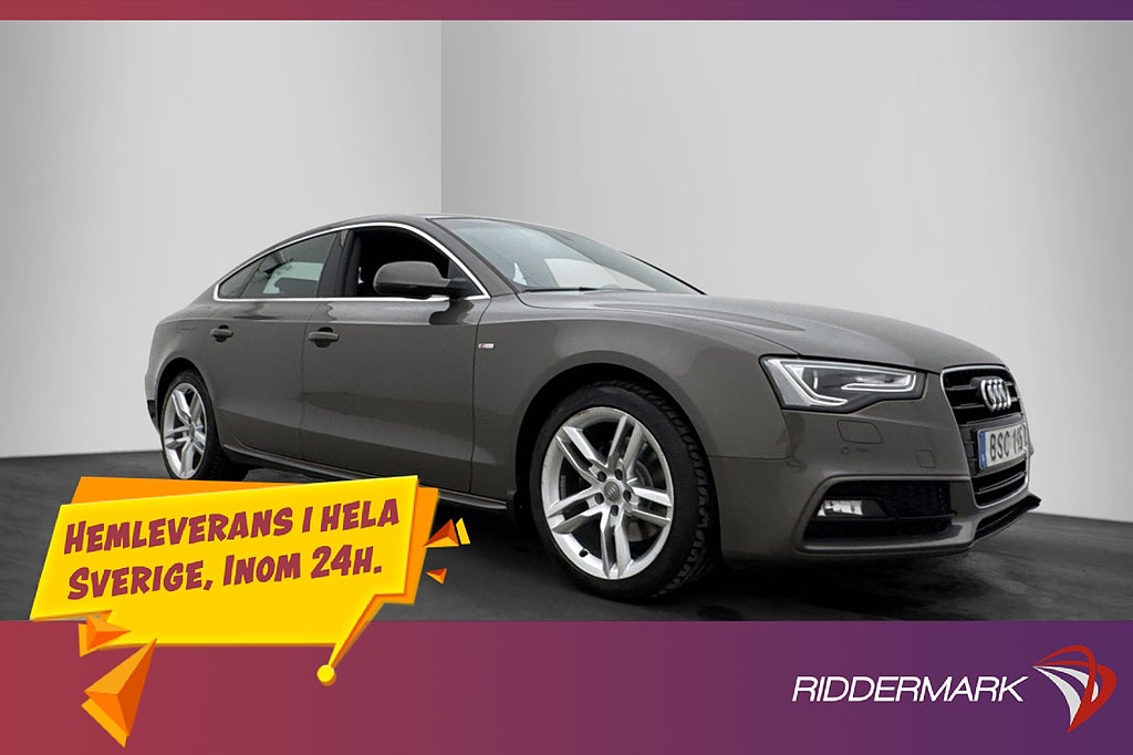 Audi A5 Sportback 1.8 TFSI S-Line P-Sensorer Farthållare