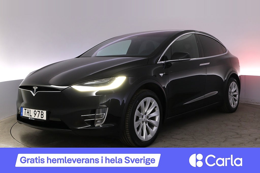 Tesla Model X Long Range AWD 7-sits Autopilot Pano Drag