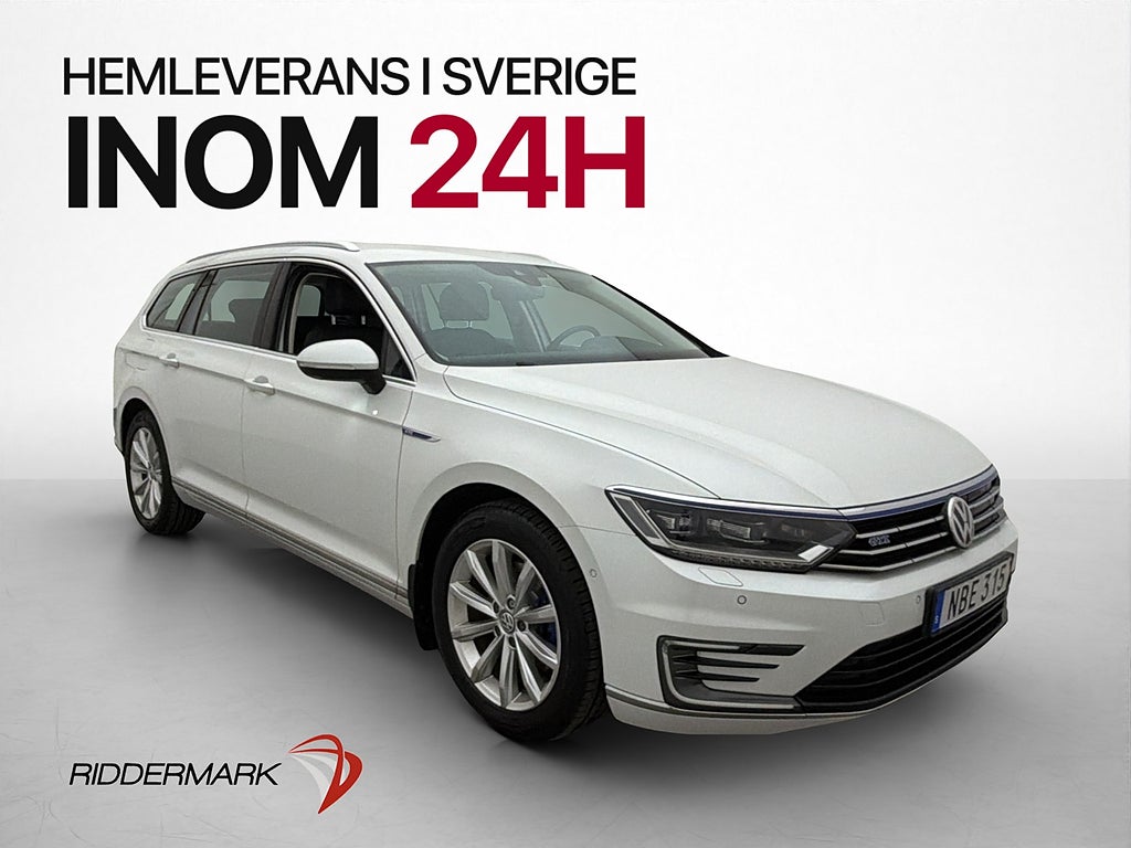 Volkswagen Passat GTE 218hk Värmare Drag Kamera Car-Play