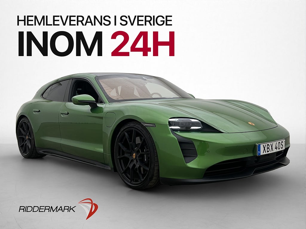 Porsche Taycan GTS Sport Turismo Chrono Pano BOSE 18-vägs