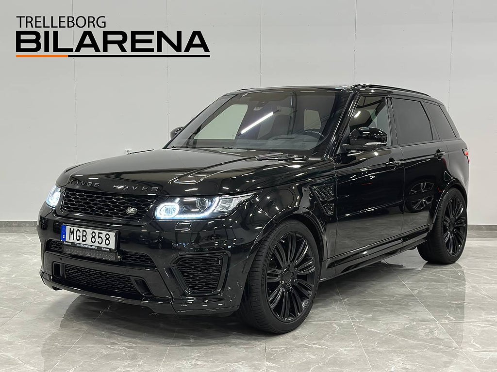 Land Rover Range Rover Sport SVR Automatisk, 550hk, SV-SÅLD