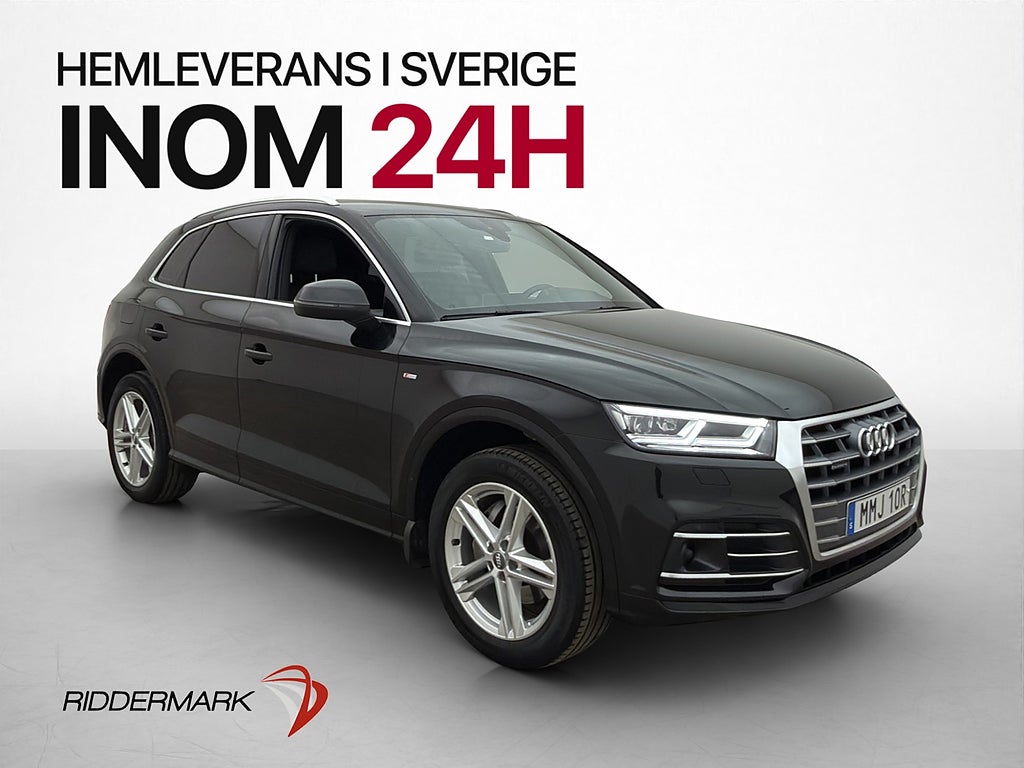 Audi Q5 40 TDI Q S-Line Cockpit Matrix Värmare Navi Dragkrok
