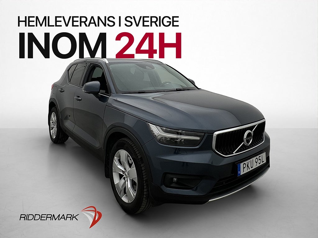 Volvo XC40 B4 Momentum Adv VOC Värmare 360° H/K Drag Navi