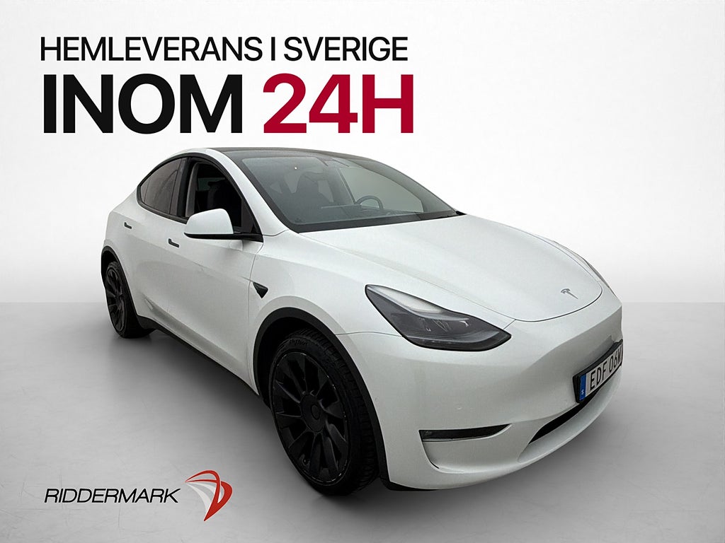 Tesla Model Y Long Range AWD 514hk Värmepump Rattvärme AP