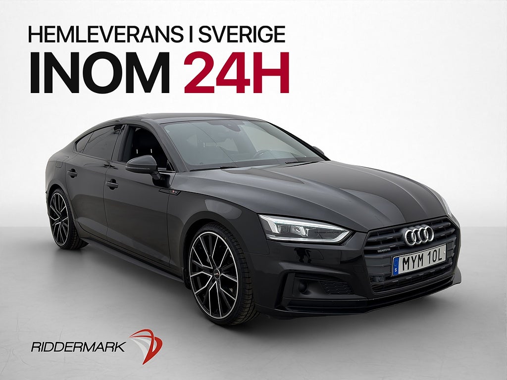 Audi A5 45 TFSI 245hk quattro S Line Värmare Keyless Drag