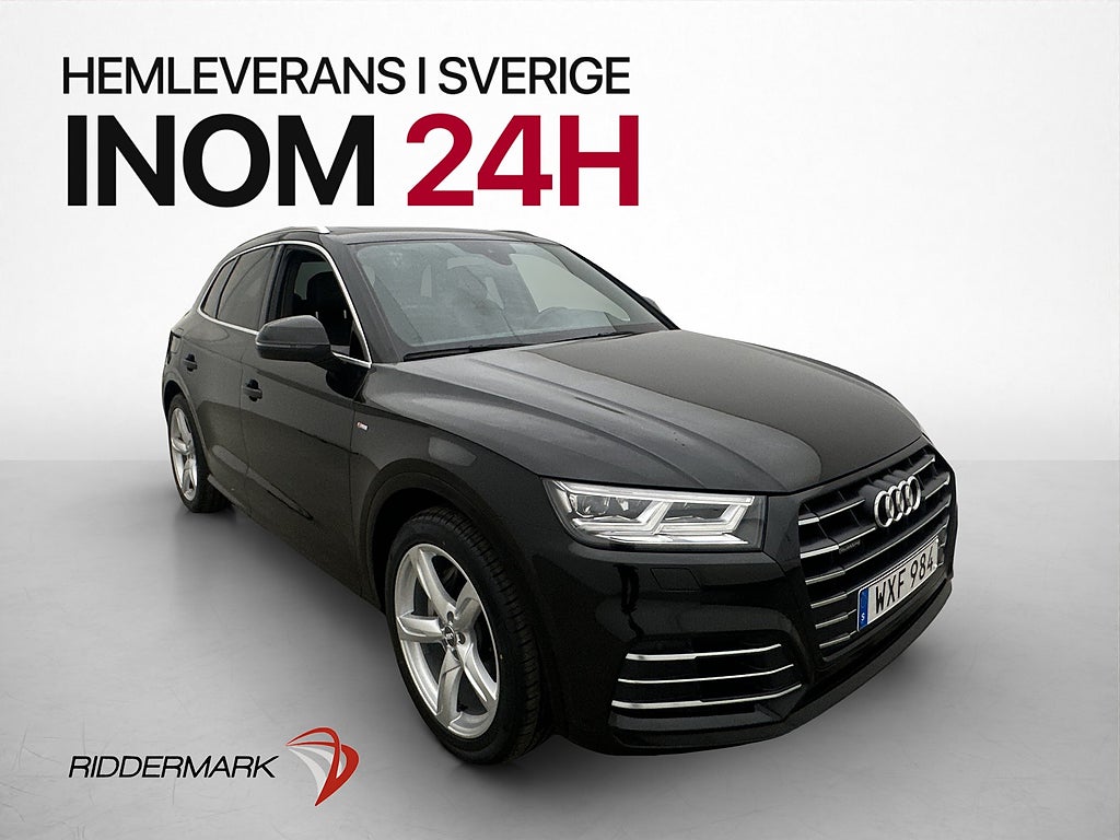 Audi Q5 55 TFSI e Q 367hk S-Line Panorama Luftfjädring Drag