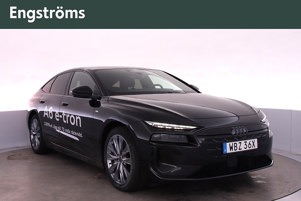 Audi A6 Sportback e-tron S-line Quattro (stora batteriet)