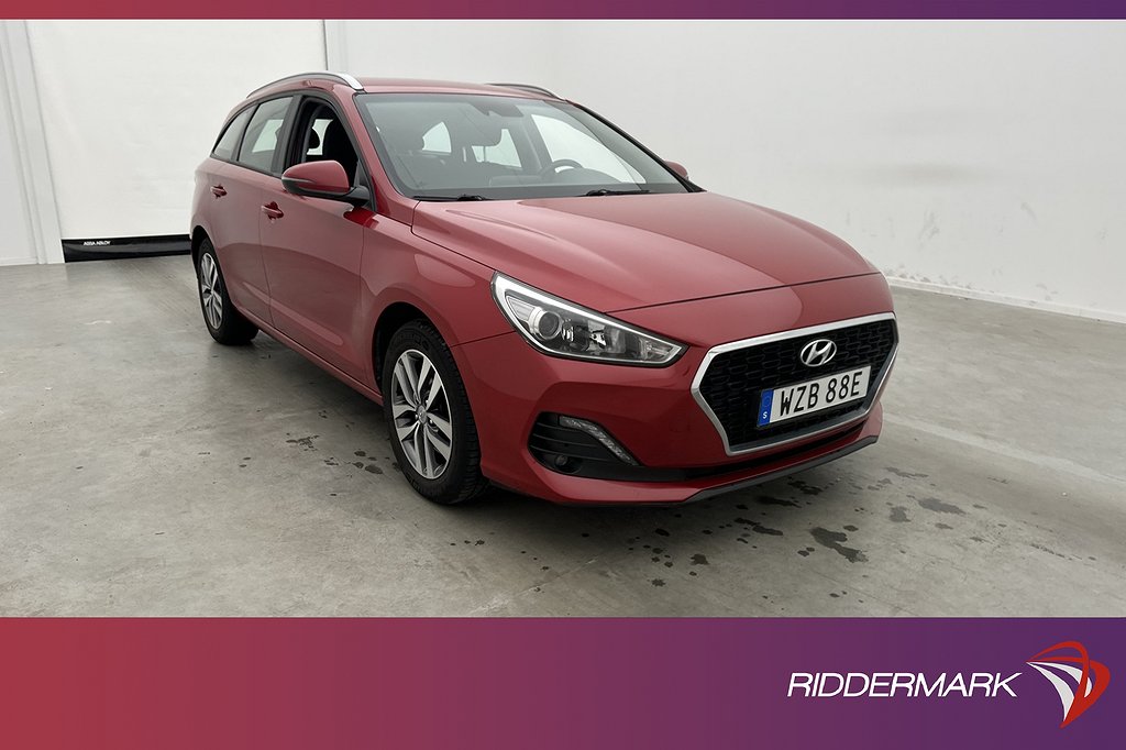 Hyundai i30 T-GDI 120hk Keyless B-Kamera Rattvärme 0.58l/Mil