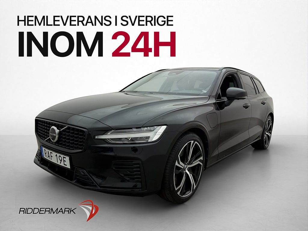 Volvo V60 Recharge T6 AWD Ultimate Dark Värmare Pano H/K HUD