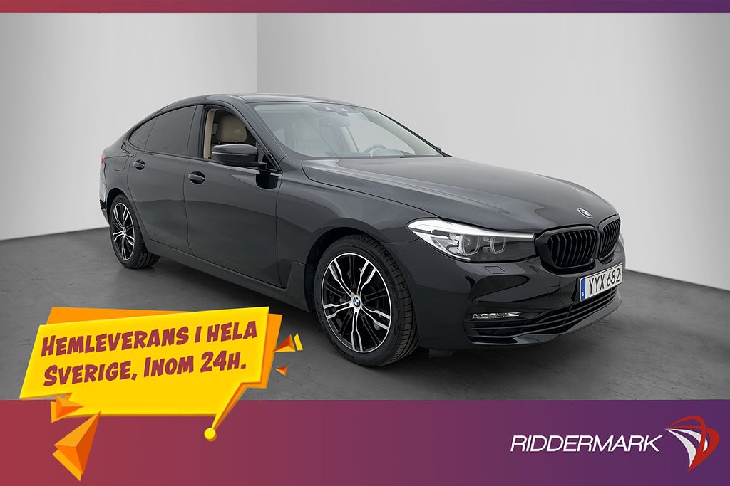 BMW 630 I Gran Turismo 258hk Pano Skinn Navi Kamera CarPlay