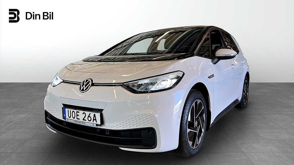 Volkswagen ID.3 PERFORMANCE DRAGKULA GPS VÄRMARE 204 HK