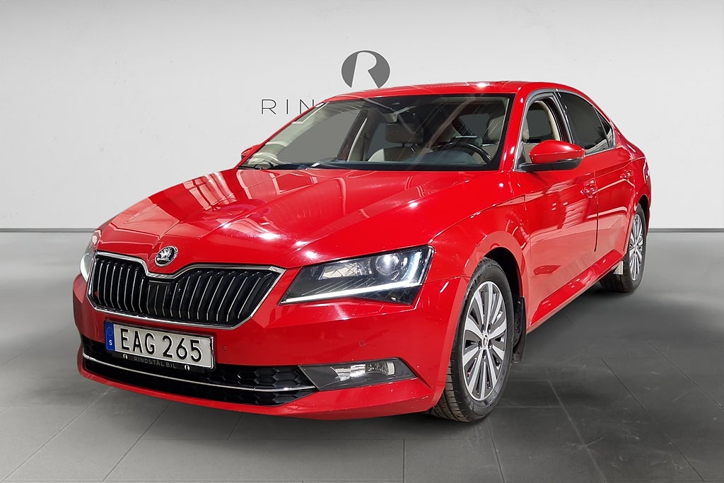 Skoda Superb 1.6 TDI 120 HK BUSINESS LINE CANTON NAVI D-VÄRM 17"