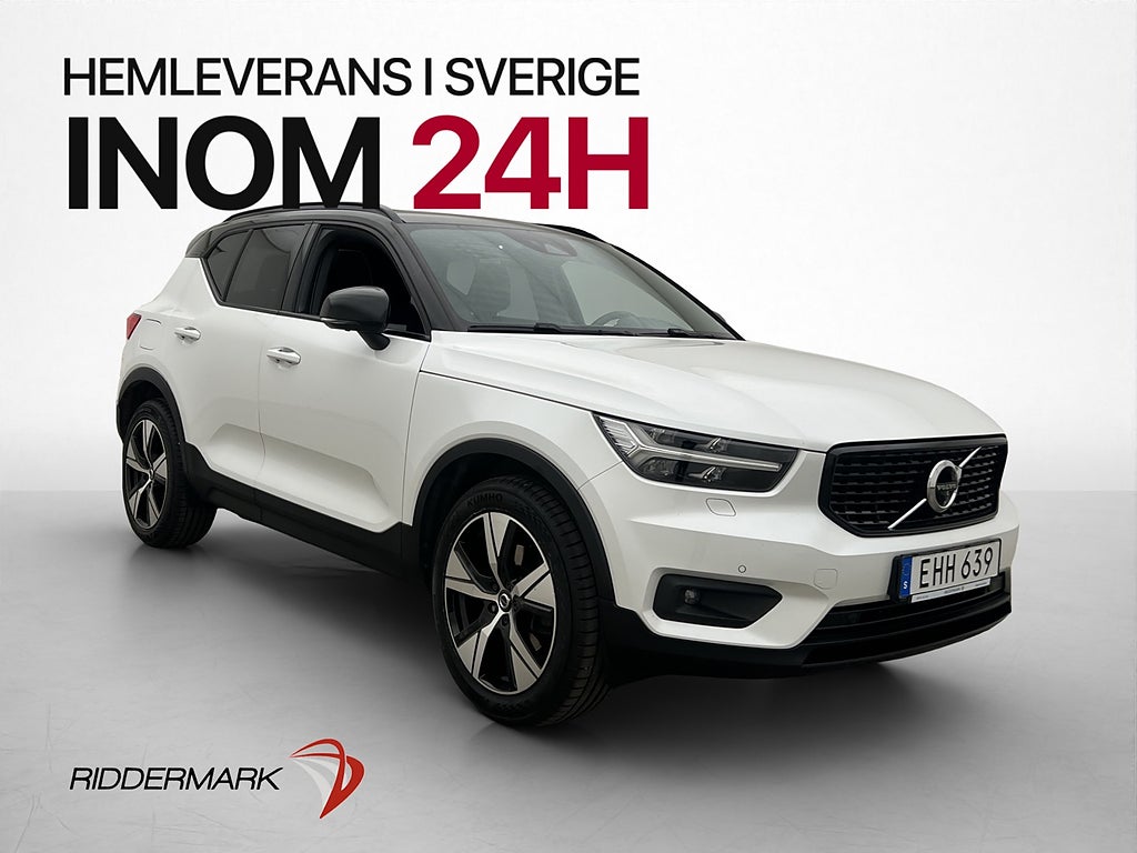 Volvo XC40 T5 AWD R-Design Pano H/K Värmare BLIS 360° Drag