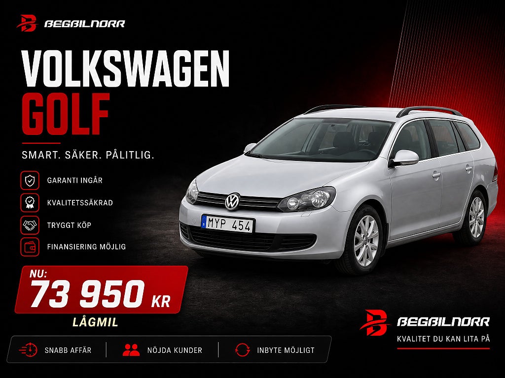 Volkswagen Golf Variant 1.6 TDI DPF BMT Masters*Nyser*Nybes