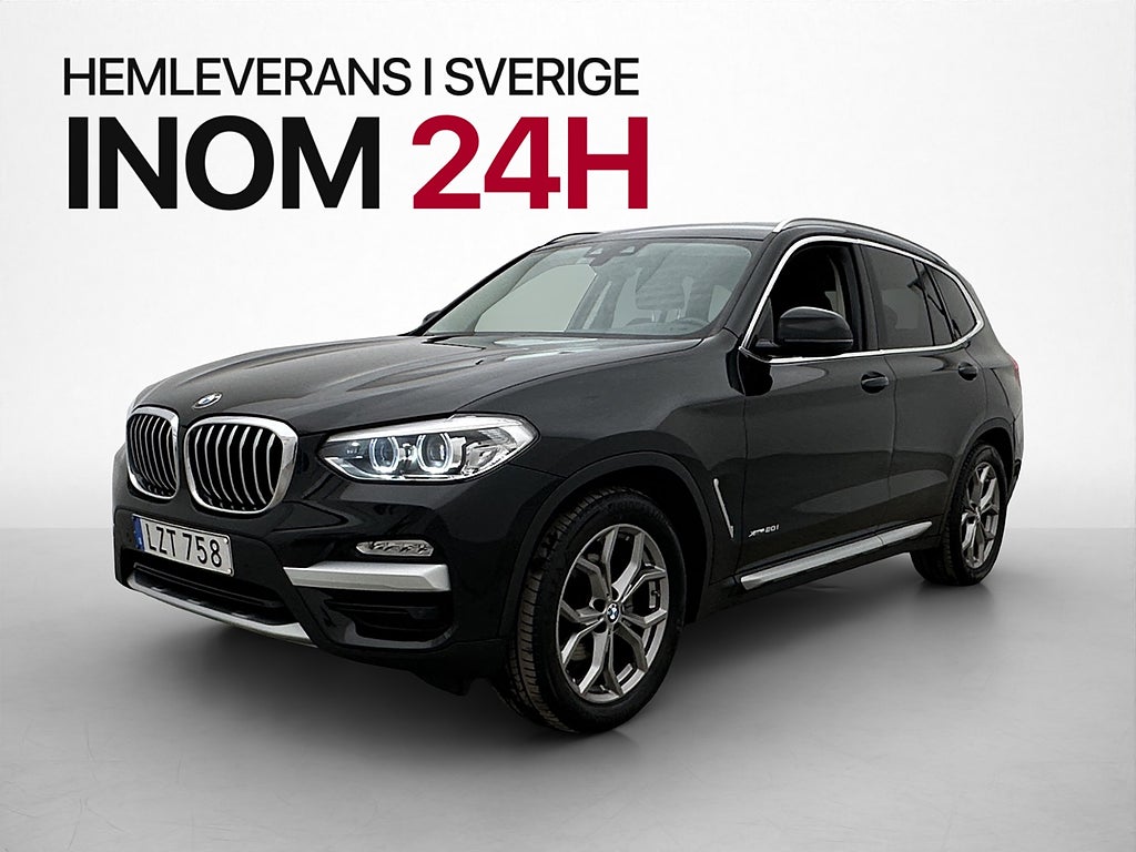 BMW X3 xDrive20i 184hk Navi sensorer CarPlay Drag