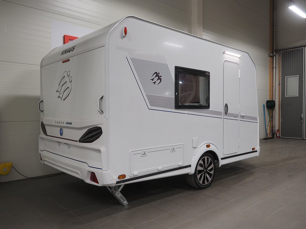 Knaus Yaseo 340 PX Vagnen för EL-bil I Fällbar säng I 3,99% Ränta 2024