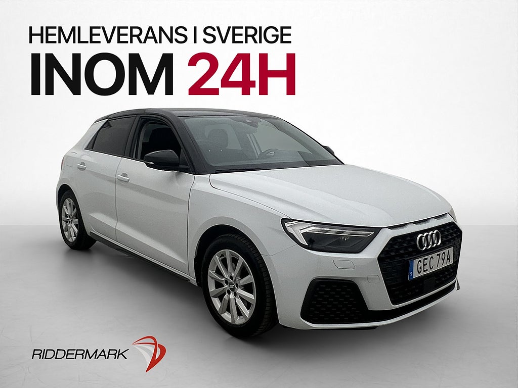 Audi A1 Sportback 30 TFSI 116hk Proline CarPlay Sensorer