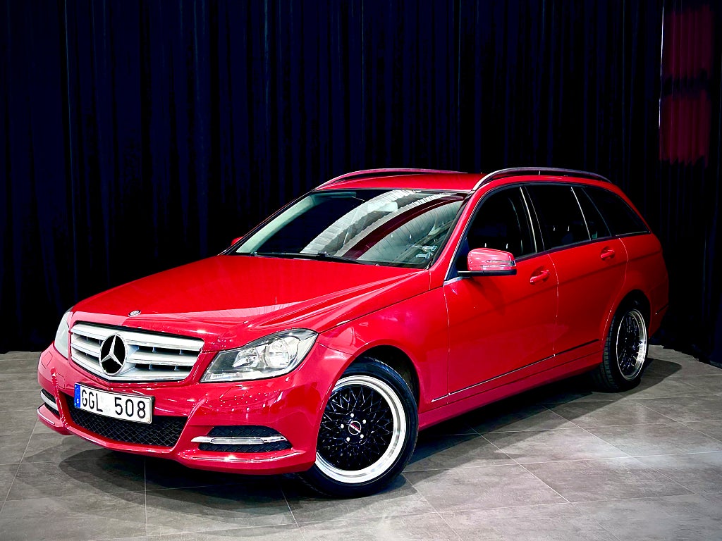 Mercedes-Benz C 200 T 2.1 CDI Avantgarde Borbet Halvskinn Fint Skick