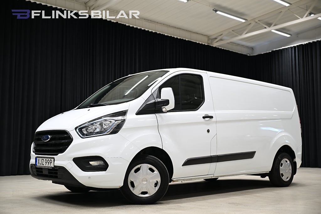 Ford transit Custom 130HK L2 Drag|Värmare|Backkamera|NyKamrem|EnÄgar