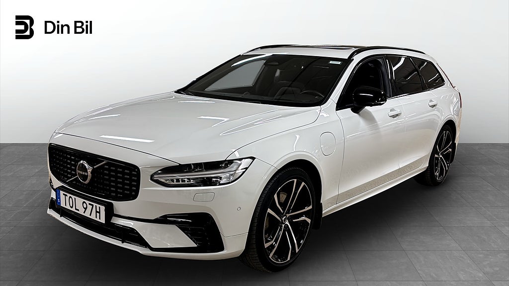 Volvo V90 Recharge T8 AWD 392hk/R-Design/Dragkrok/S+V-hjul
