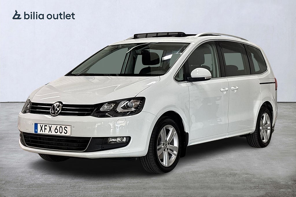 Volkswagen Sharan 2.0 TDI DSG 7-sits 150hk Panorama Drag Carplay B-kamera